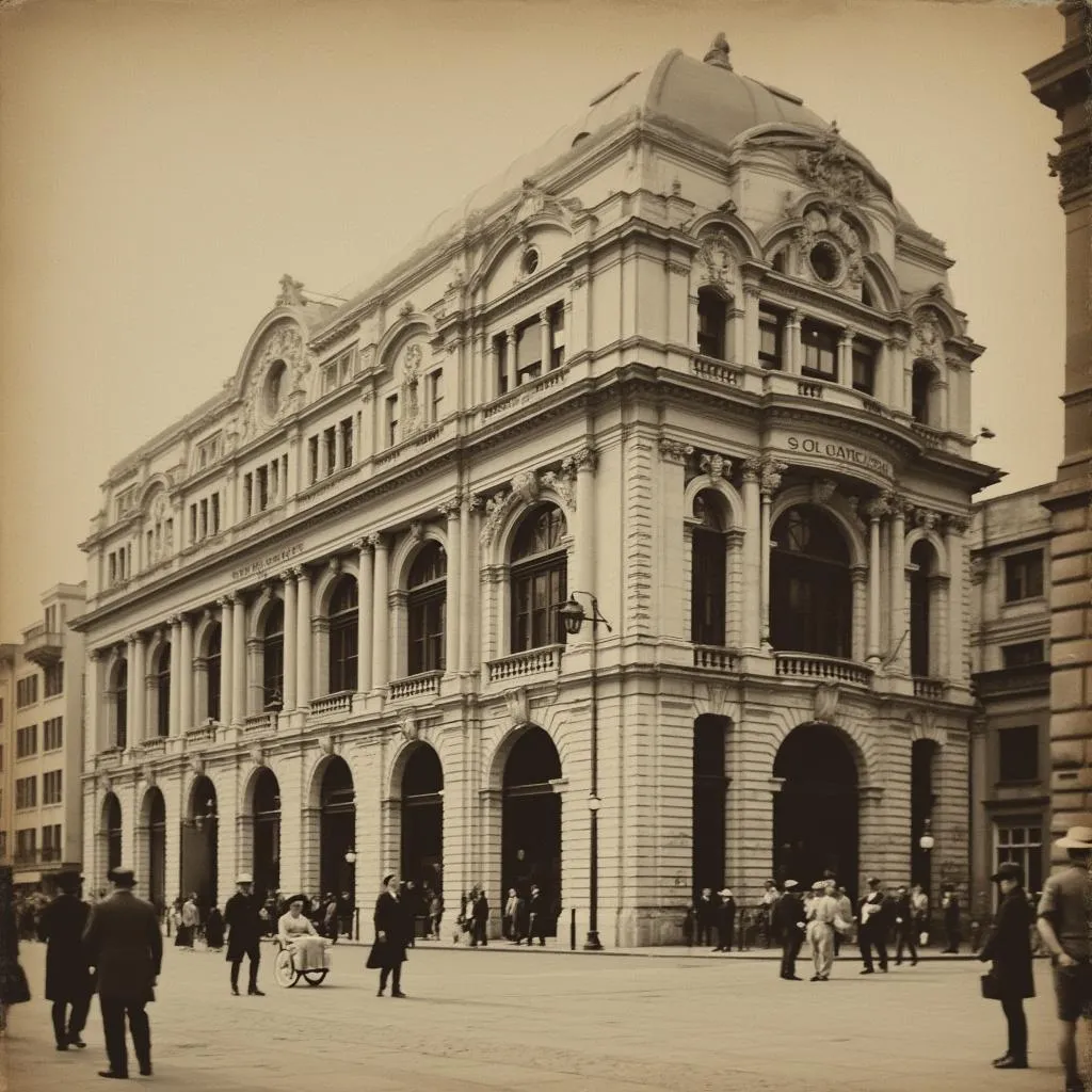 Edificio histórico de la Bolsa de Comercio de Buenos Aires